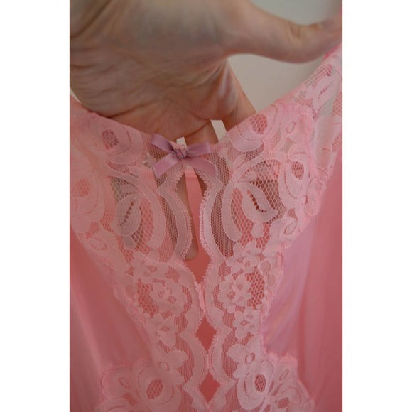 Vintage Nylon Pink Teddy Lingerie - Picture 4 of 8